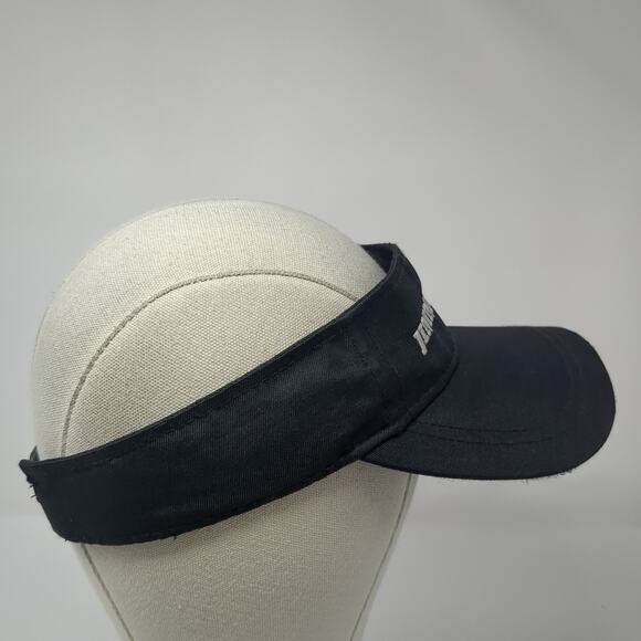 Jimmy John's Sun Visor Hat Black One Size Adjustable Lightweight Embroidered - Picture 4 of 8